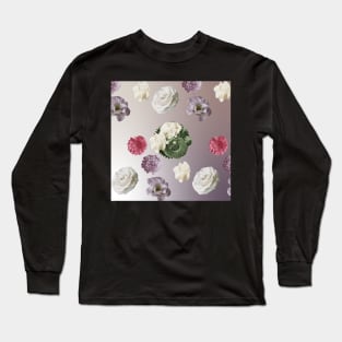 Flower pattern Long Sleeve T-Shirt